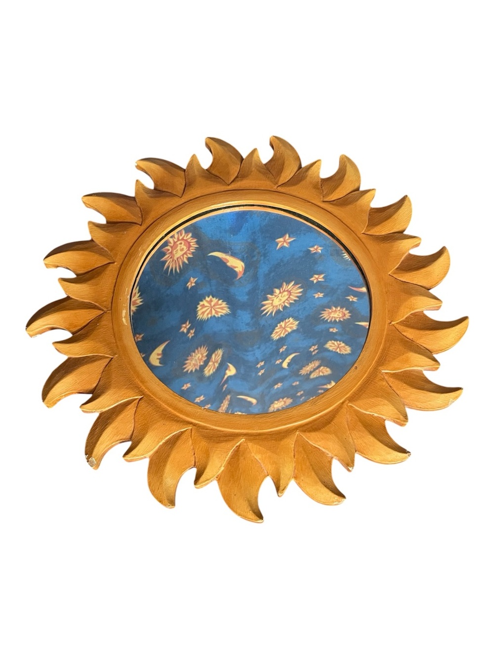 Authentic vintage 90s celestial medium sun mirror